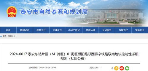 泰安东站片区最新规划信息发布 打造交通枢纽新极核